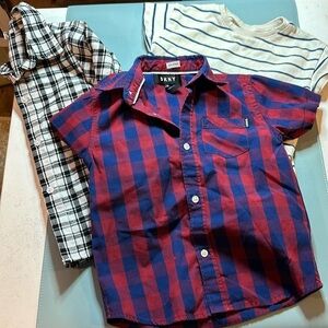 Baby boy shirts, size 5, 4T and 2 to 3 years DNKY, ZARA